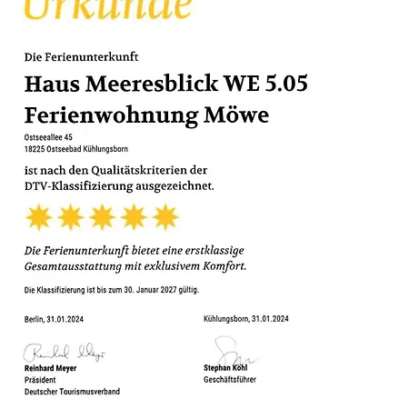 Apartment Haus-meeresblick-we-5-05 Kuehlungsborn